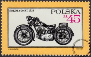 Dawne polskie samochody i motocykle znaczek numer 2949