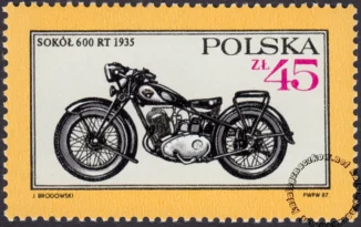 Dawne polskie samochody i motocykle znaczek numer 2949