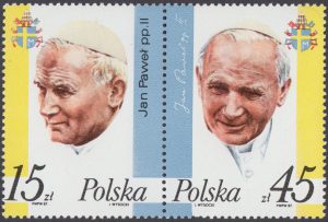 III wizyta papieża Jana Pawła II w Polsce znaczki nr 2951-2952