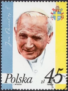 III wizyta papieża Jana Pawła II w Polsce znaczek numer 2952