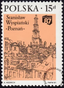 XV Ogólnopolska Wystawa Filatelistyczna Poznań 87 znaczek numer 2957