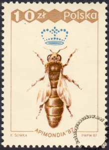 XXXI Międzynarodowy kongres Pszczelarski Apinodia 87 znaczek numer 2958