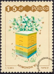XXXI Międzynarodowy kongres Pszczelarski Apinodia 87 znaczek numer 2961