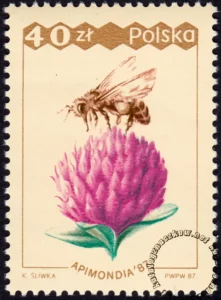 XXXI Międzynarodowy kongres Pszczelarski Apinodia 87 znaczek numer 2962