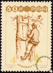 XXXI Międzynarodowy kongres Pszczelarski Apinodia 87 znaczek numer 2963