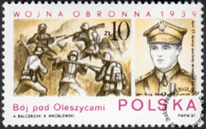 Wojna obronna 1939 znaczek numer 2966