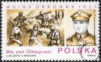 Wojna obronna 1939 znaczek numer 2966