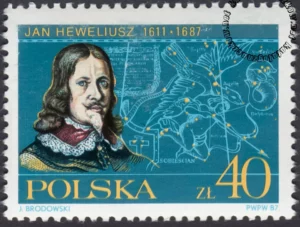 300 rocznica śmierci Jana Heweliusza znaczek numer 2969
