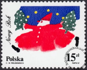 Nowy Rok 1988 znaczek numer 2985