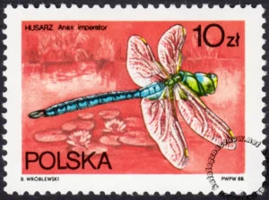 Ważki polskie znaczek numer 2986