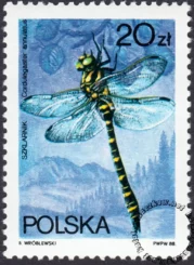 Ważki polskie znaczek numer 2989