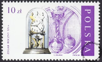 Stare zegary znaczek numer 2994