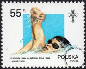 XXIV Igrzyska Olimpijskie w Seulu znaczek numer 3006