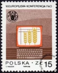 Europejska Konferencja FAO w Krakowie znaczek numer 3008