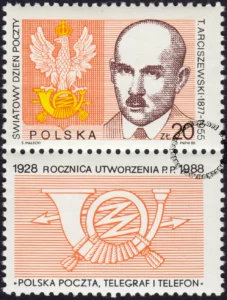 Światowy Dzień Poczty znaczek numer 3016+pw