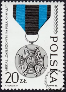 45 rocznica powstania Ludowego Wojska Polskiego znaczek numer 3017