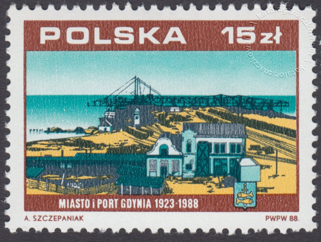 Port Gdynia znaczek nr 3033