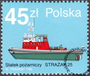 Statki pożarnicze znaczek numer 3041