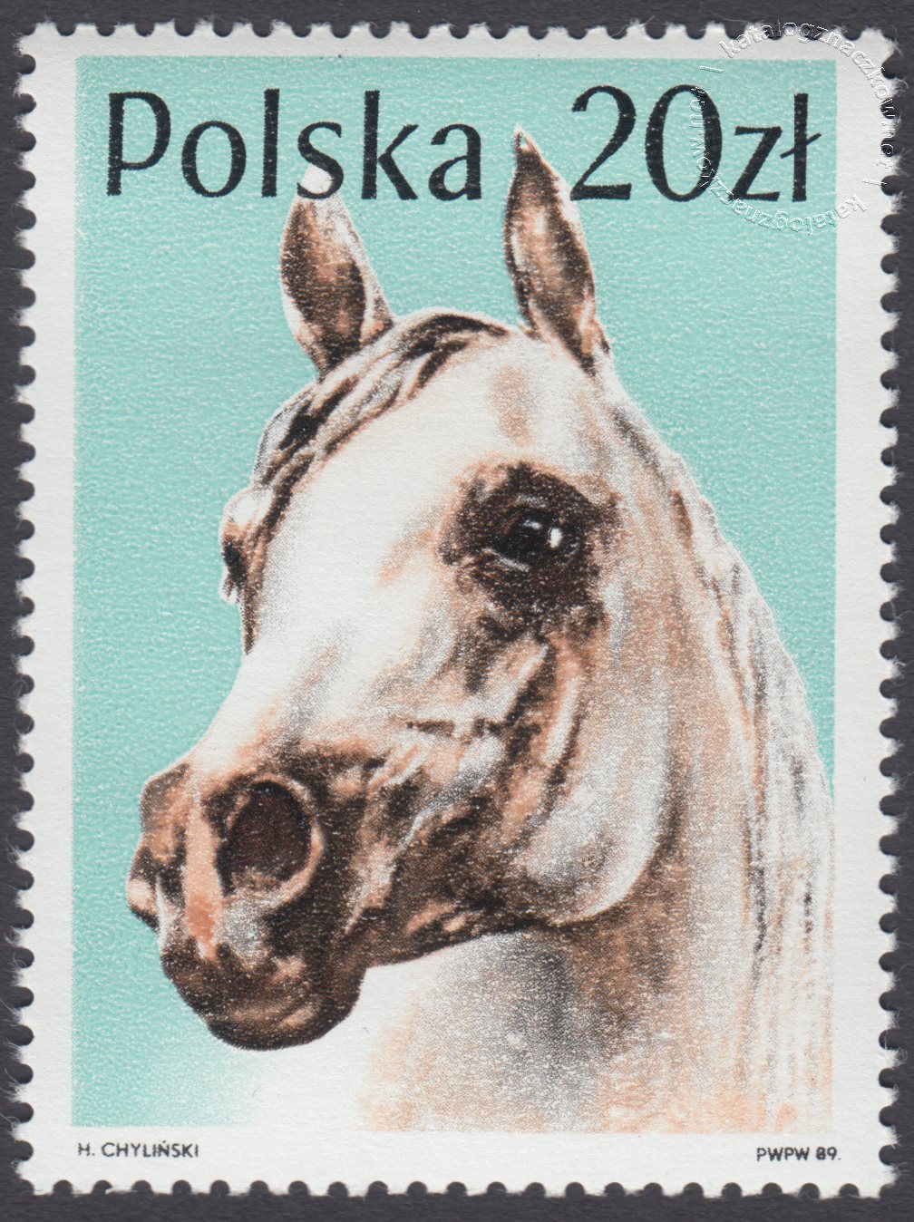 Konie - 3045 - Katalog Polskich Znaczków Pocztowych