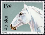 Konie znaczek numer 3042