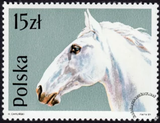 Konie znaczek numer 3042