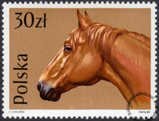Konie znaczek numer 3046