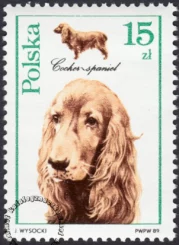 Psy myśliwskie znaczek numer 3051