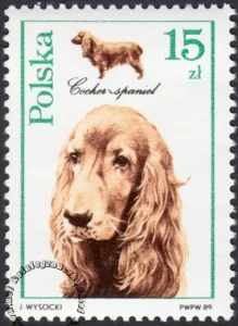 Psy myśliwskie znaczek numer 3051