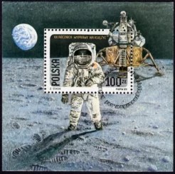 20 rocznica pierwszego lądowania na Księżycu blok numer 95B