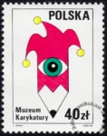 Muzeum Karykatury w Warszawie znaczek numer 3072