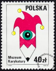 Muzeum Karykatury w Warszawie znaczek numer 3072