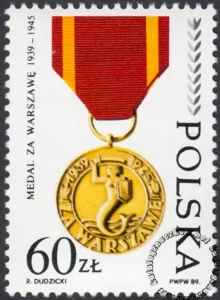 Odznaczenia bojowe Ludowego Wojska Polskiego znaczek numer 3078