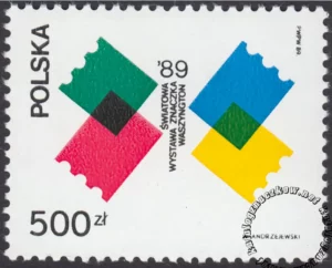 Światowa wystawa znaczka w Waszyngtonie znaczek numer 3081B