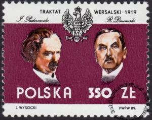 70 rocznica podpisania Traktatu Wersalskiego znaczek numer 3083