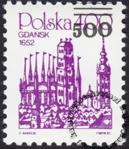 Wydanie przedrukowe znaczek numer 3086