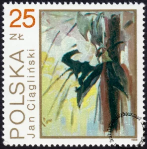 Kwiaty w malarstwie polskim znaczek numer 3089