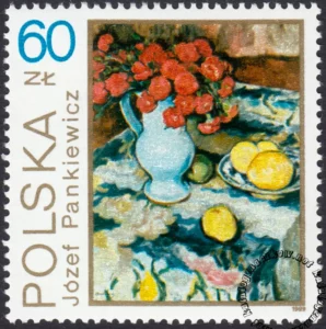 Kwiaty w malarstwie polskim znaczek numer 3093