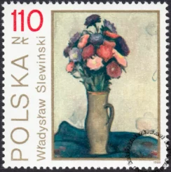 Kwiaty w malarstwie polskim znaczek numer 3095