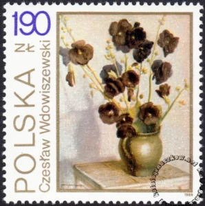 Kwiaty w malarstwie polskim znaczek numer 3096