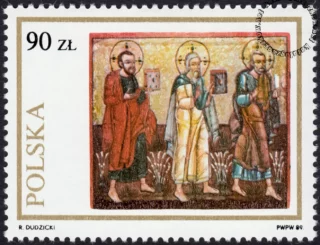 Ikony ze zbiorów Muzeum w Łańcucie znaczek numer 3101