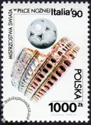 Mistrzostwa Świata w piłce nożnej we Włoszech znaczek numer 3120