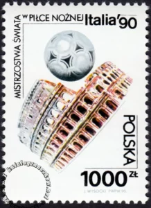 Mistrzostwa Świata w piłce nożnej we Włoszech znaczek numer 3120