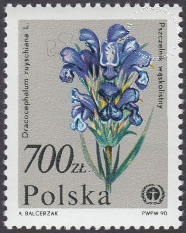 Rośliny ginące w Polsce znaczek nr 3135