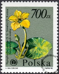 Rośliny ginące w Polsce znaczek numer 3136