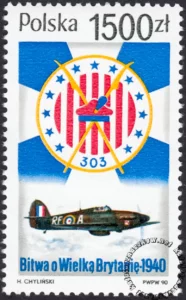 50 rocznica bitwy o Wielką Brytanię znaczek numer 3153