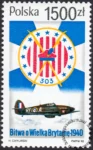 50 rocznica bitwy o Wielką Brytanię znaczek numer 3153