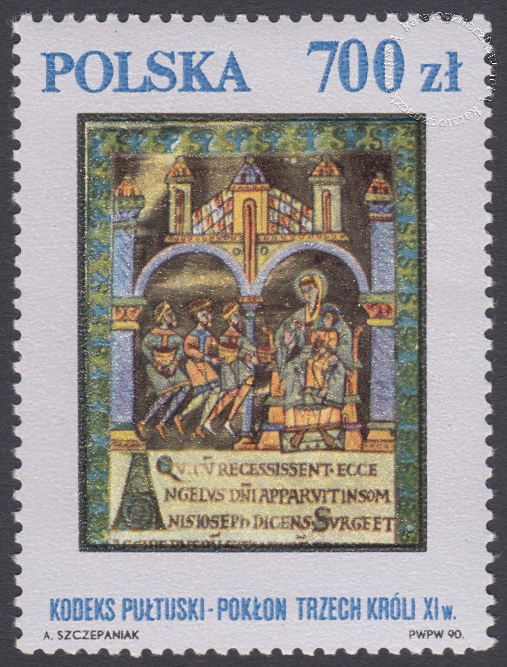Arcydzieła ze zbiorów Muzeum Narodowego w Krakowie znaczek nr 3159