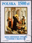 Arcydzieła ze zbiorów Muzeum Narodowego w Krakowie znaczek numer 3161