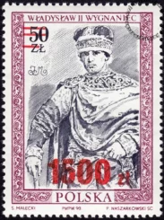 Poczet królów i książąt polskich znaczek nr 3168