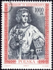 Poczet królów i książąt polskich znaczek nr 3178